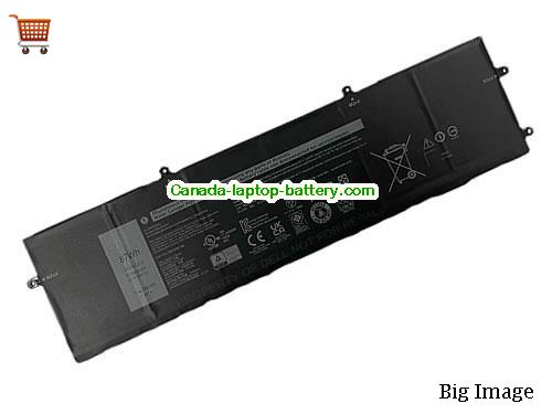 Canada Genuine DWVRR Battery NR6MH for Dell Alienware X15 R1 Li-Polymer 11.4v 87Wh