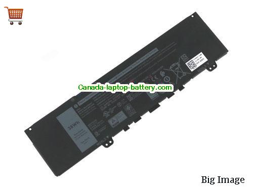 Genuine Dell Ins 13MF PRO-D5505TS Battery 3166mAh, 38Wh , 11.4V, Black , Li-Polymer