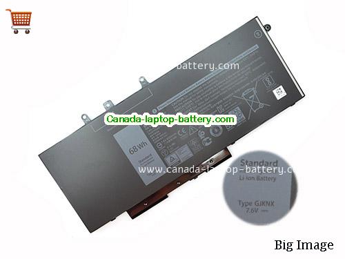 Genuine Dell DV9NT Battery 8500mAh, 68Wh , 7.6V, Black , Li-ion