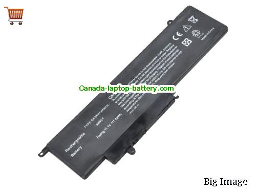 Dell Inspiron INS11WD3108T Replacement Laptop Battery 3800mAh, 43Wh  11.1V Black Li-Polymer