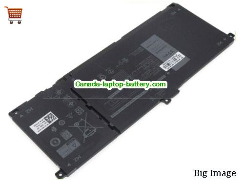 Canada Genuine H5CKD Battery for Dell Rechargeable Li-Polymer 15v 53Wh 4 Cells