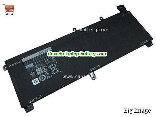 Genuine Dell XPS 9530 Battery 61Wh, 11.1V, Black , Li-Polymer