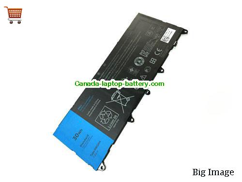 Genuine Dell 0WGKH Battery 30Wh, 7.4V, Black , Li-ion