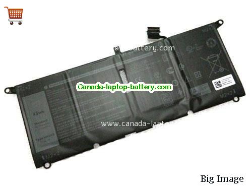 Dell HK6N5 Replacement Laptop Battery 5618mAh, 45Wh  7.6V Black Li-Polymer