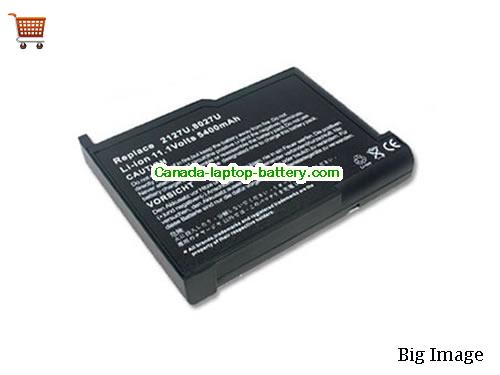 Dell 8027U Replacement Laptop Battery 6600mAh 11.1V Black Li-ion