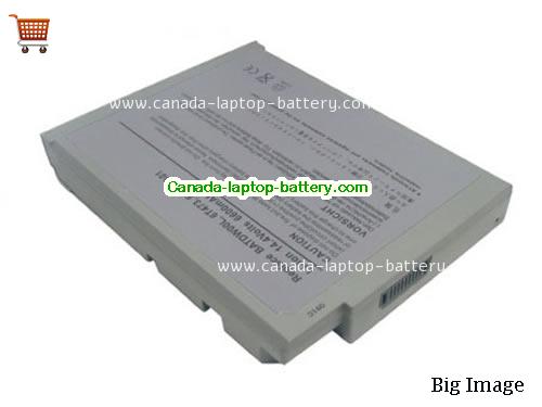 Dell Inspiron 5100 Series Replacement Laptop Battery 5200mAh 14.8V Grey Li-ion