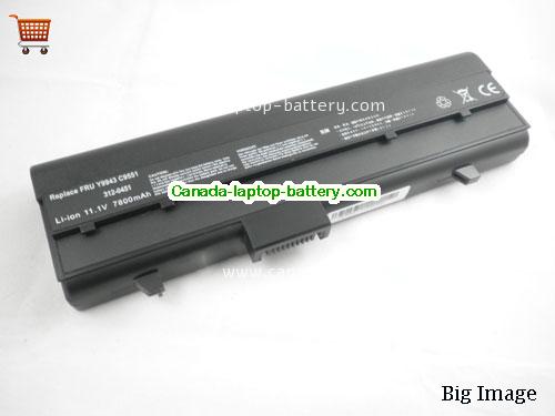 Dell Inspiron 640m Replacement Laptop Battery 6600mAh 11.1V Black Li-ion