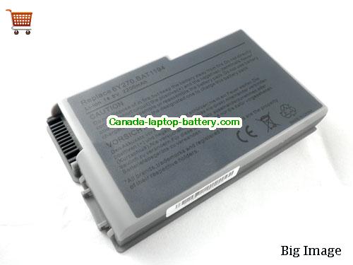 Canada Dell 6Y270, Inspiron 500m, 312-0090, 451-10133, 9X821, Inspiron 510m, Inspiron 600m, Latitude D500 D600 Battery 2200mAh 4-Cell