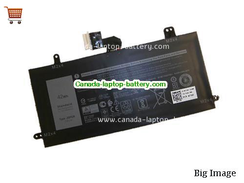 Genuine Dell Latitude 5290 2-in-1 Battery 5250mAh, 42Wh , 7.6V, Black , Li-Polymer