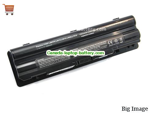 Dell XPS L401x Replacement Laptop Battery 7800mAh 11.1V Black Li-ion