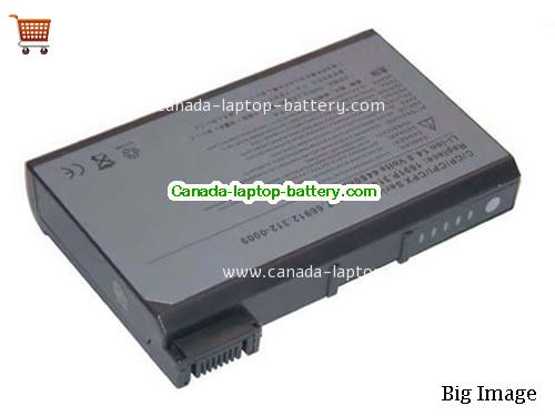 Dell 312-0052 Replacement Laptop Battery 4400mAh 14.8V Black Li-ion