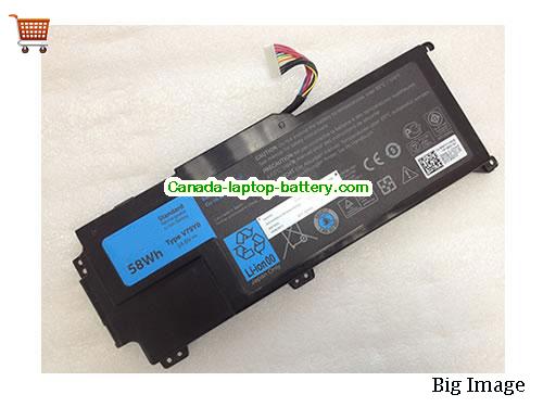 Genuine Dell XPS 14Z L511X Battery 58Wh, 14.8V, Black , Li-ion