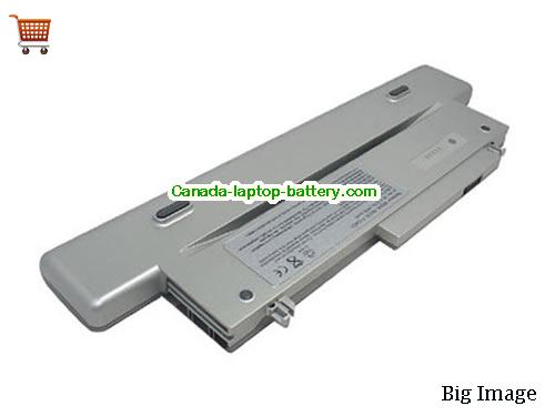 Dell Latitude X300 Series Replacement Laptop Battery 4400mAh 14.8V Silver Li-ion