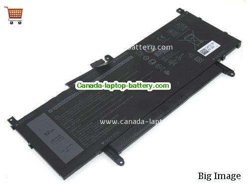 Genuine Dell Latitude 15 9510 380HR Battery 6840mAh, 52Wh , 7.6V, Black , Li-Polymer