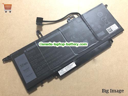 Genuine Dell 02K0CK Battery 6840mAh, 52Wh , 7.6V, Black , Li-Polymer