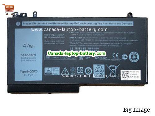 Genuine Dell JY8DF Battery 4130mAh, 47Wh , 11.4V, Black , Li-ion