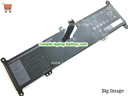 Canada Genuine NXX33 Battery MJMVV for Dell Laptop Li-Polymer 7.6V 28Wh