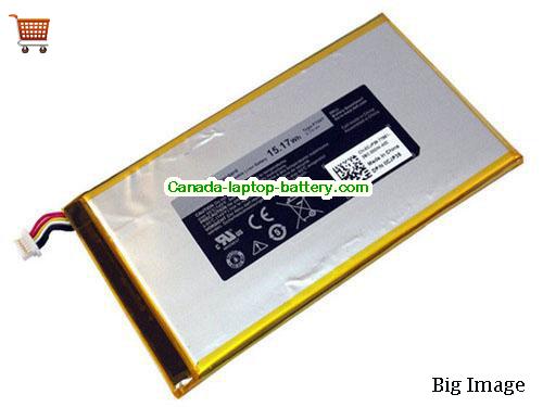 Genuine Dell Venue 8 T02D 3830 Battery 4100mAh, 15Wh , 3.7V, Black , Li-ion