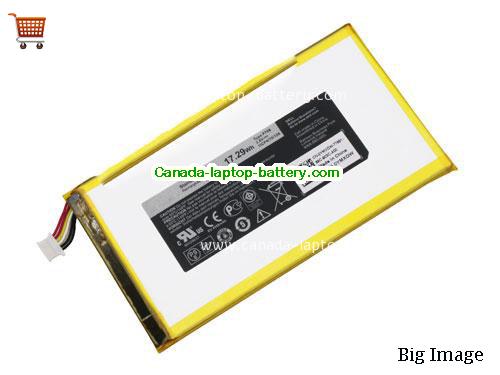 Genuine Dell Venue 8 3840 Battery 4550mAh, 17.29Wh , 3.8V, Sliver , Li-Polymer