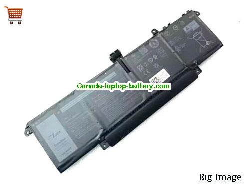 Genuine Dell P83V9 Battery 4442mAh, 72Wh , 15.4V, Black , Li-Polymer