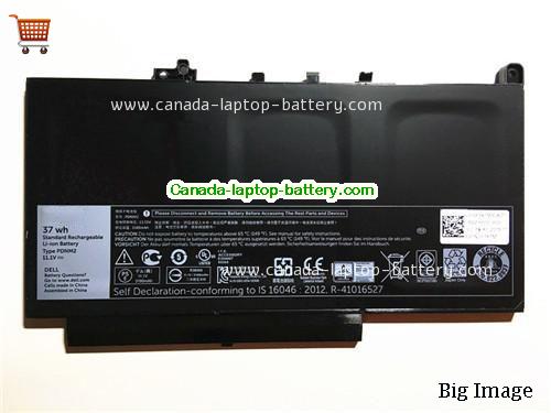 Genuine Dell Latitude E7470 Battery 3166mAh, 37Wh , 11.1V, Black , Li-ion