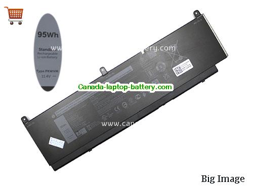 Genuine Dell 68ND3 Battery 7922mAh, 95Wh , 11.4V, Black , Li-Polymer