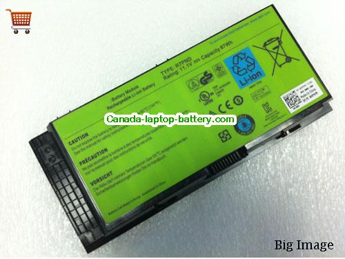 Dell 451BBGN Replacement Laptop Battery 87Wh 11.1V Black Li-ion