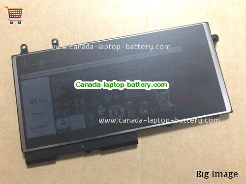 Genuine Dell H82T6 Battery 4255mAh, 51Wh , 11.4V, Black , Li-Polymer