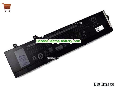 Genuine Dell Precision 7770 Battery 6827mAh, 83Wh , 11.55V, Black , Li-Polymer