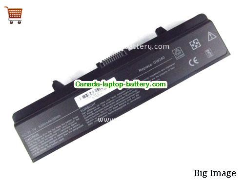 Dell Inspiron 1526 Replacement Laptop Battery 5200mAh 11.1V Black Li-ion