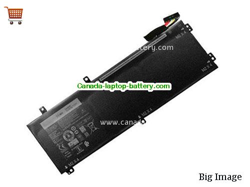 Genuine Dell XPS15 9550 Battery 4666mAh, 56Wh , 11.4V, Black , Li-ion