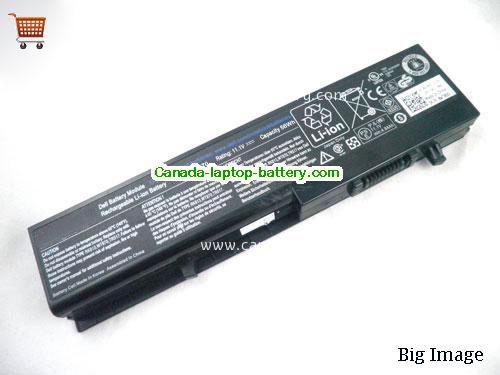 Genuine Dell HW355 Battery 4400mAh, 11.1V, Black , Li-ion