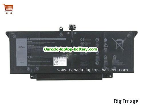 Dell 4V5X2 Replacement Laptop Battery 6500mAh, 52Wh  7.6V Black Li-Polymer