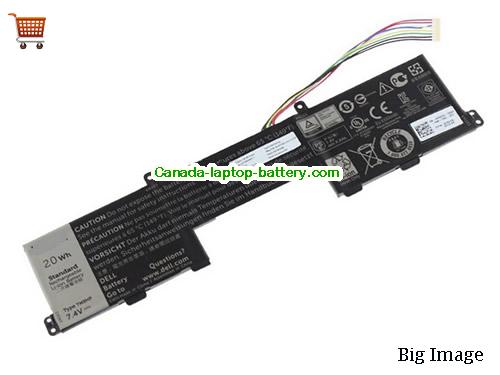 Canada Genuine DELL TM9HP 7.4V 20Wh Laptop Battery