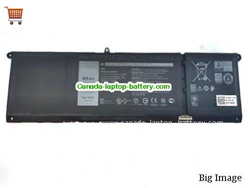 Genuine Dell TN70C Battery 4000mAh, 64Wh , 15.2V, Black , Li-Polymer