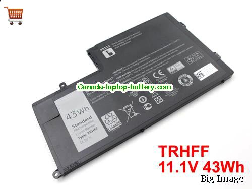 Dell INS15-5565-D2225A Replacement Laptop Battery 43Wh 11.1V Black Li-ion