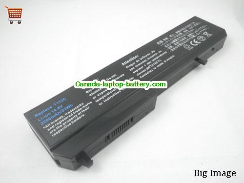 Dell Vostro 1310 Replacement Laptop Battery 2200mAh 14.8V Black Li-ion