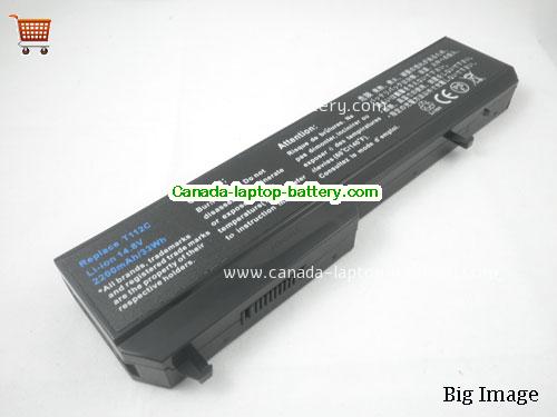 Dell Vostro 1310 Replacement Laptop Battery 2200mAh 14.8V Black Li-ion