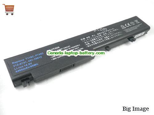 Dell P726C Replacement Laptop Battery 4400mAh 14.8V Black Li-ion