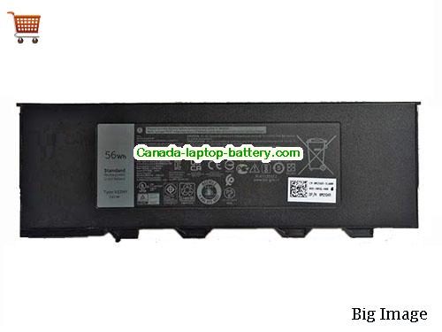 Genuine Dell 8G8GJ Battery 7567mAh, 56Wh , 7.4V, Black , Li-Polymer