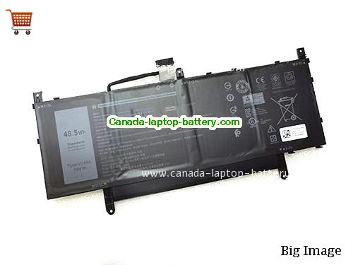 Genuine Dell Latitude 15 9520 2P76X Battery 6053mAh, 48.5Wh , 7.6V, Black , Li-Polymer