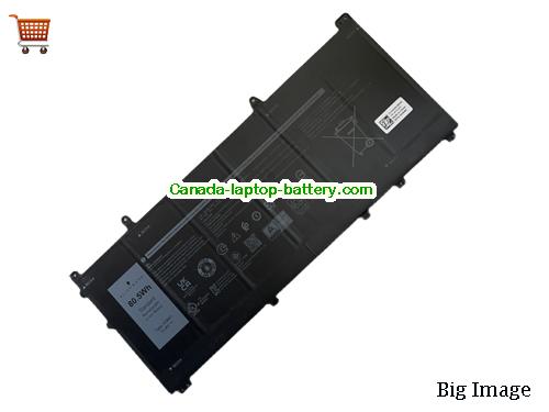 Canada Genuine VG661 Battery for Dell V4N84 Alienware X14 R1 R2 6709mah 80.5wh 11.4v