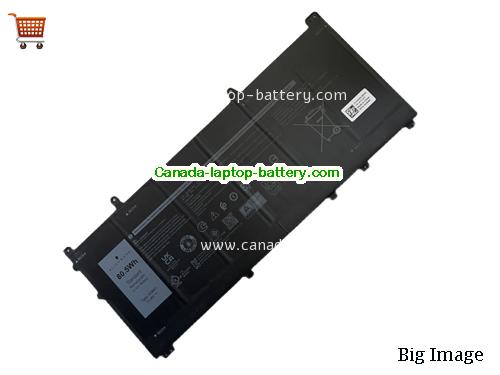 Genuine Dell V4N84 Battery 6709mAh, 80.5Wh , 11.4V, Black , Li-ion