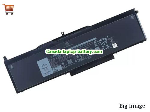 Genuine Dell VG93N Battery 92Wh, 11.4V, Black , Li-ion