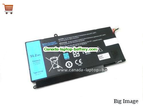 Genuine Dell Inspiron 14 5439 Battery 51.2Wh, 11.1V, Black , Li-Polymer