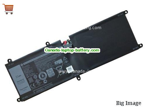 Genuine Dell Latitude 11 5175 Battery 4600mAh, 35Wh , 7.6V, Black , Li-ion