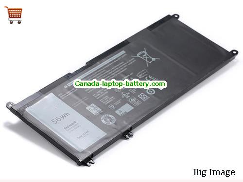 Genuine Dell Chromebook 3380 Battery 56Wh, 7.6V, Black , Li-ion