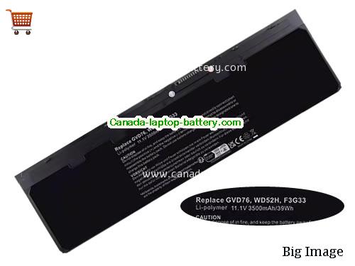 Dell HJ8KP Replacement Laptop Battery 3500mAh, 39Wh  11.1V Black Li-Polymer