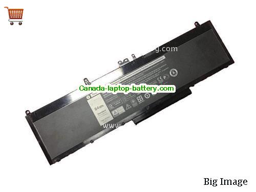 Genuine Dell WJ5R2 4F5YV Battery 84Wh, 11.4V, Black , Li-ion