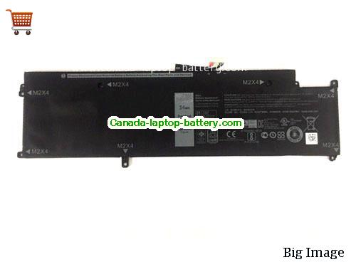 Genuine Dell Latitude 7370 Battery 4500mAh, 34Wh , 7.6V, Black , Li-ion